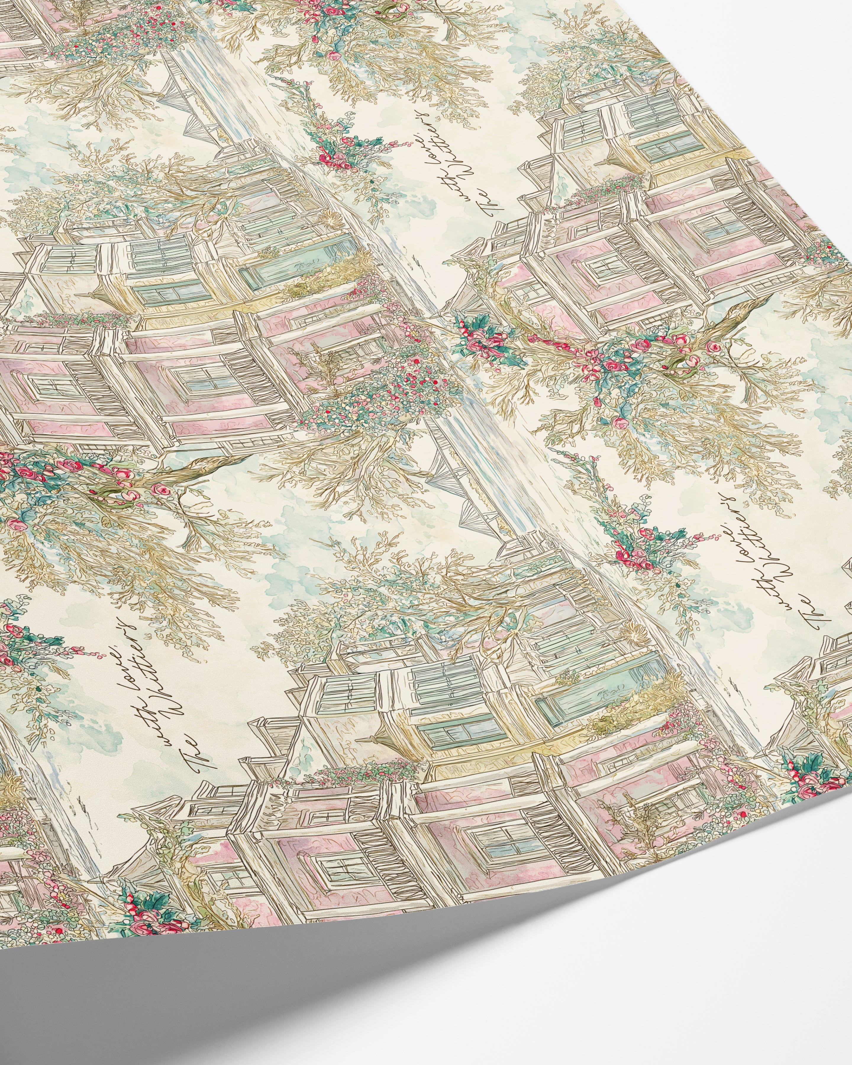 Holiday Charleston Wrapping Paper - Charles Alex