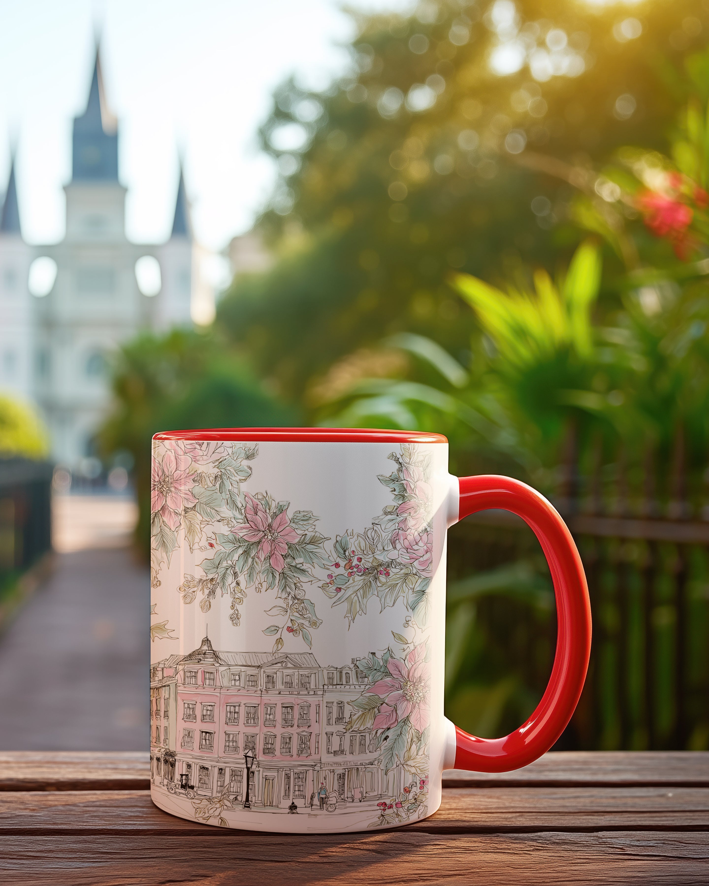 Christmas in the City - New Orleans FQ Mug - Charles Alex
