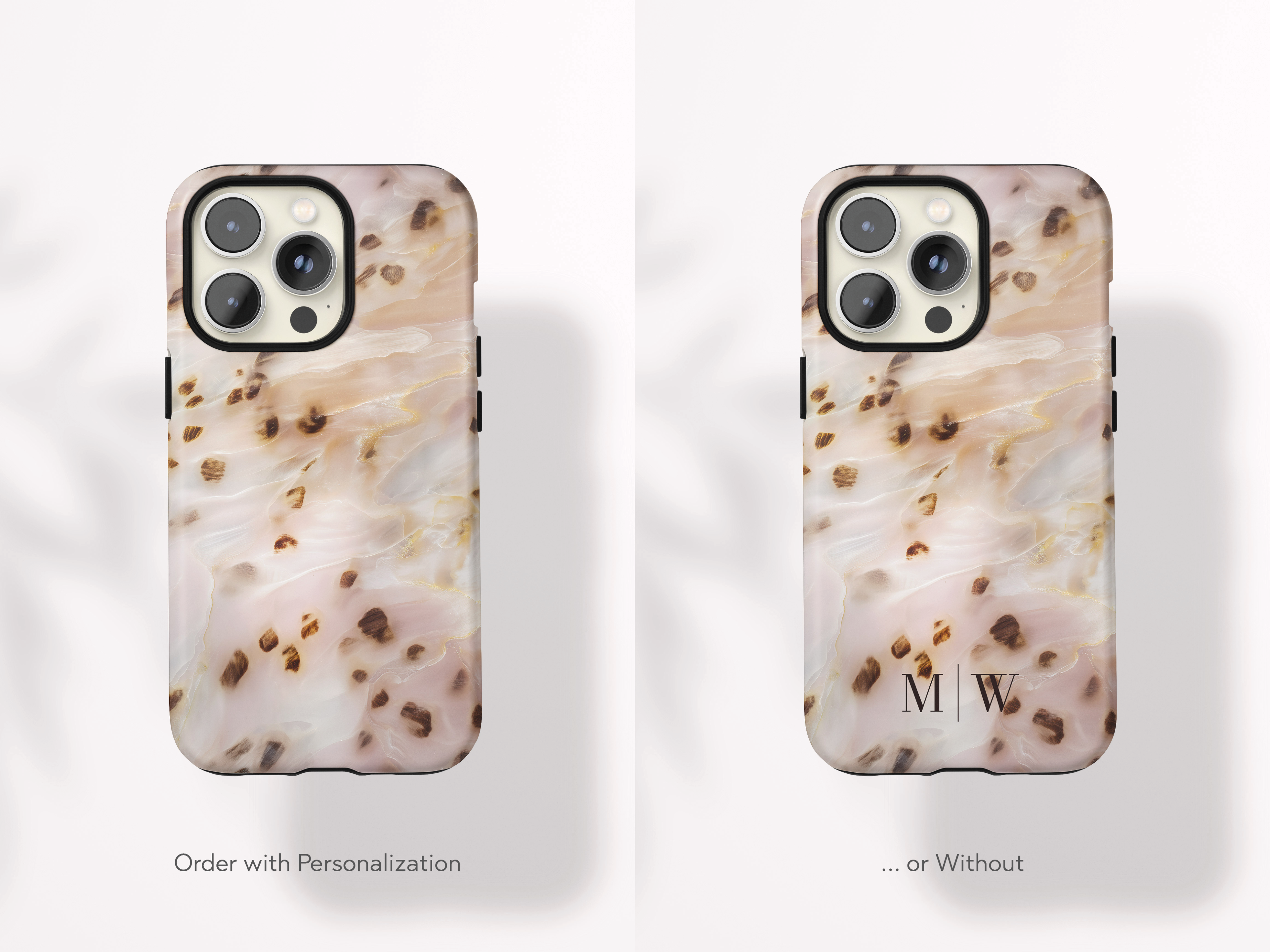 Porcelain Ember Tortoiseshell Phone Case - Charles Alex