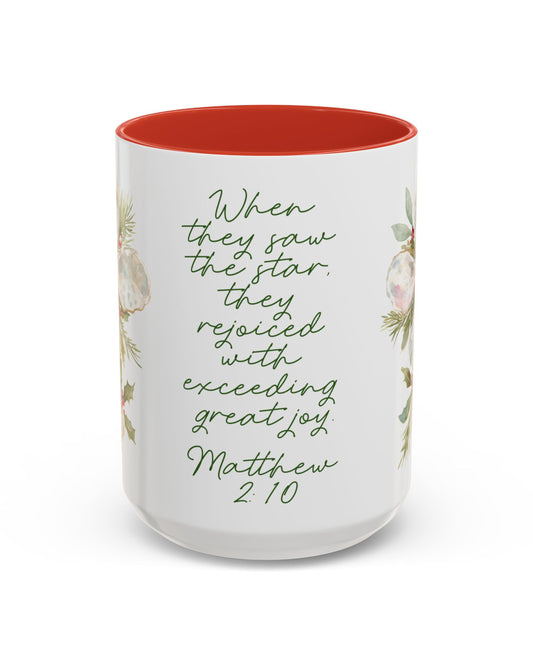 Christmas Oyster Cross - Matthew 2:10