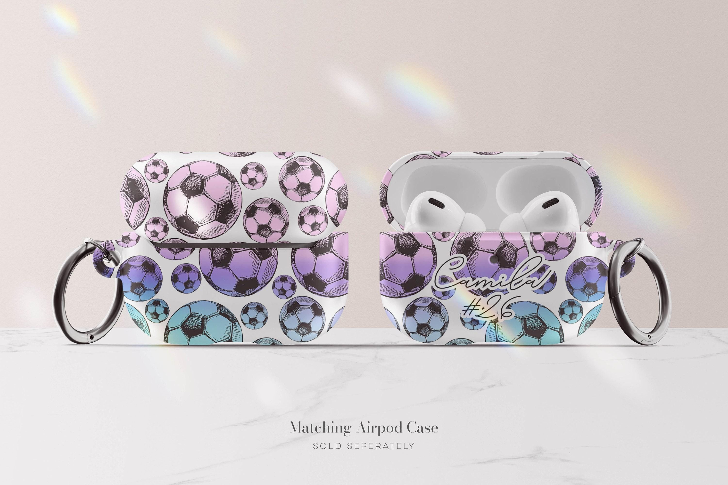 Personalized Gift for Soccer Player Custom Phone Case for Sporty Girl Girly Case for Phone iPhone 16 Pro Samsung Case Gift Under 30