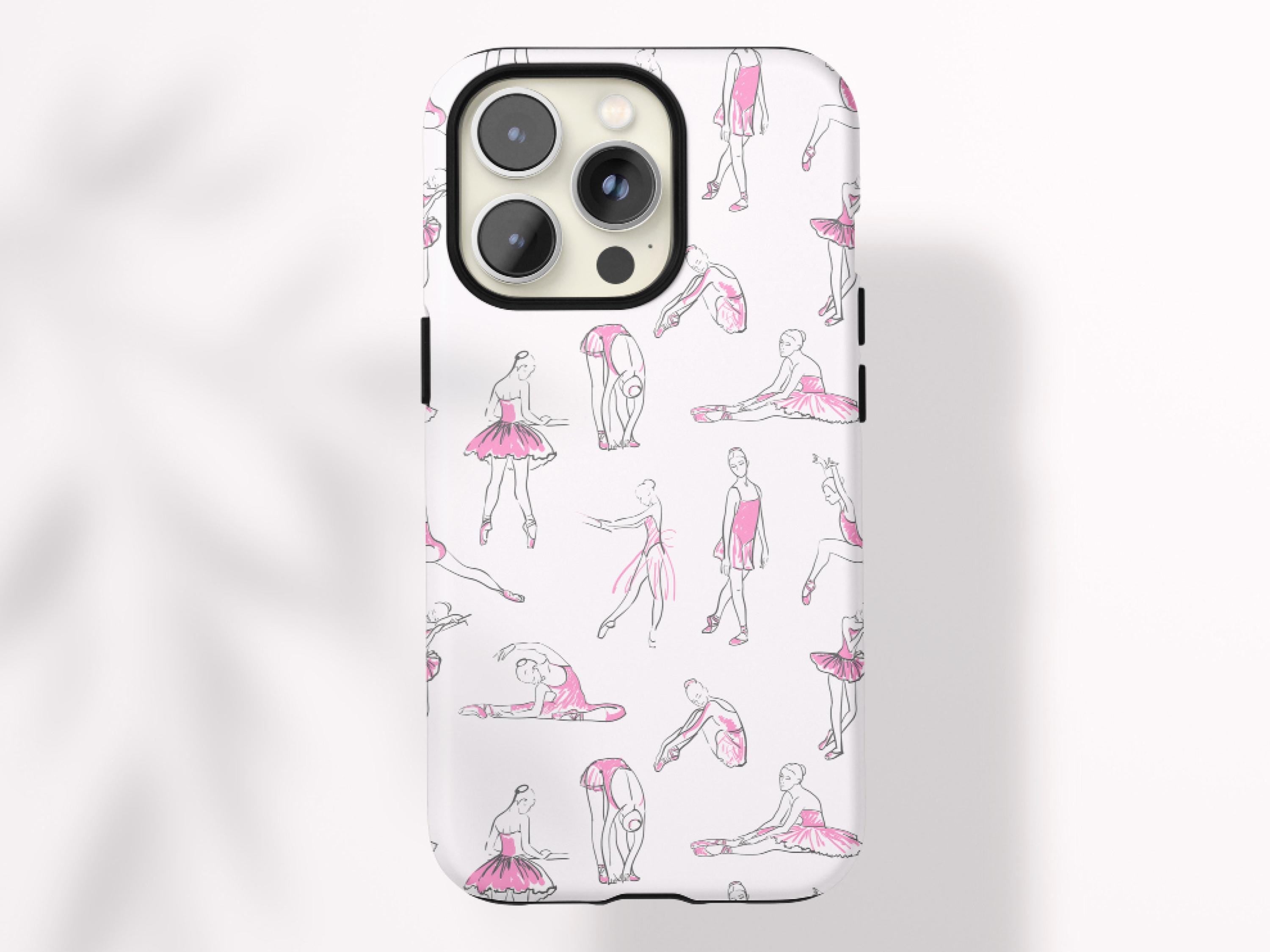 Custom Ballet Phone Case Personalized Ballet Gift for Tween Girl Dance Gift Under 30 Protective Magsafe Compatible Case Ballet Dancer Design - Charles Alex