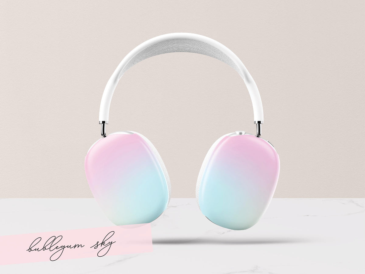 Ombre AirPods Max Cover Custom Headphone Shield Protective Gradient Case Cute Personalized Tech Gift for Her Stylish Accessory Durable Skin