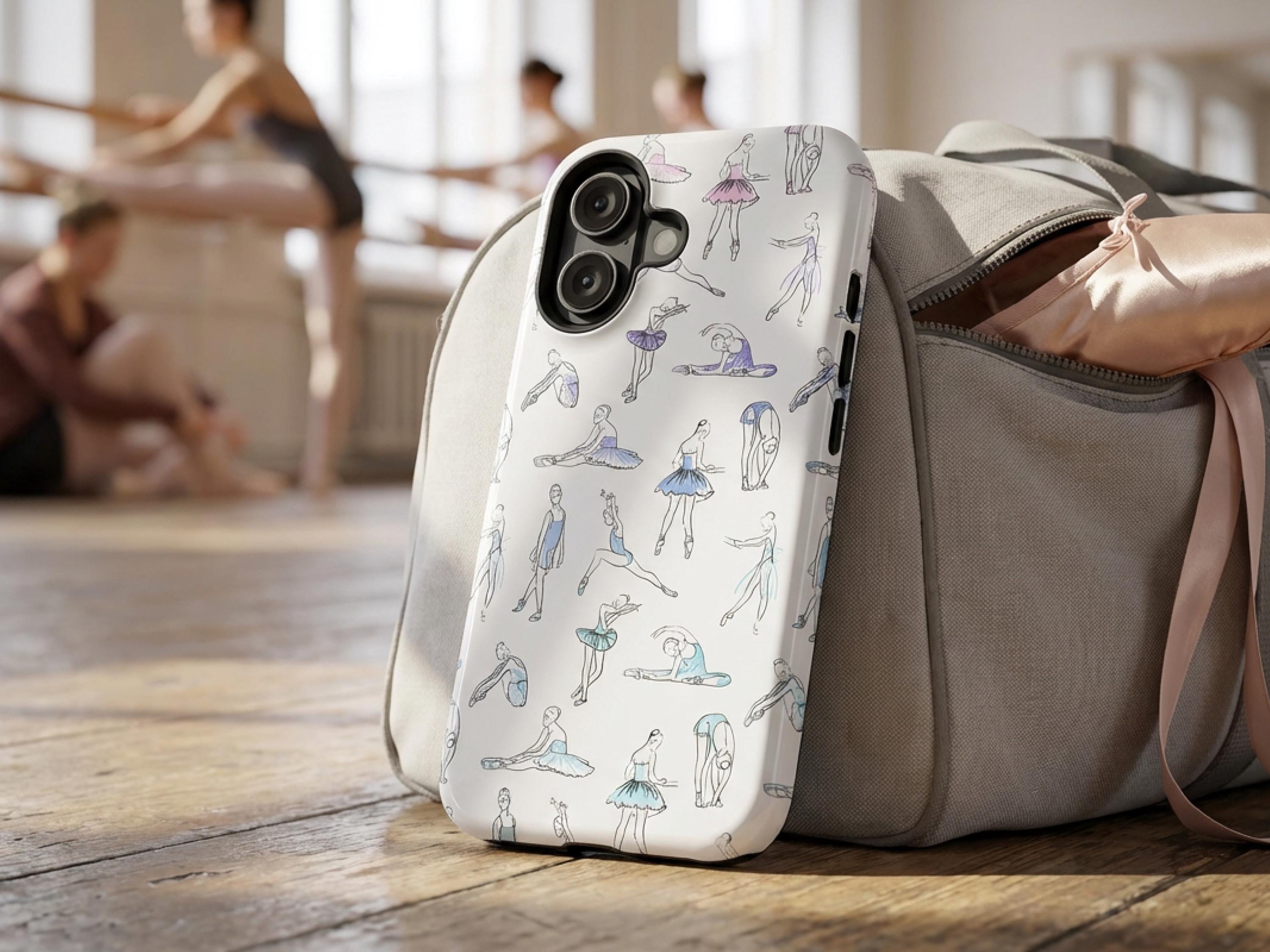 Custom Ballet Phone Case Personalized Ballet Gift for Tween Girl Dance Gift Under 30 Protective Magsafe Compatible Case Ballet Dancer Design - Charles Alex