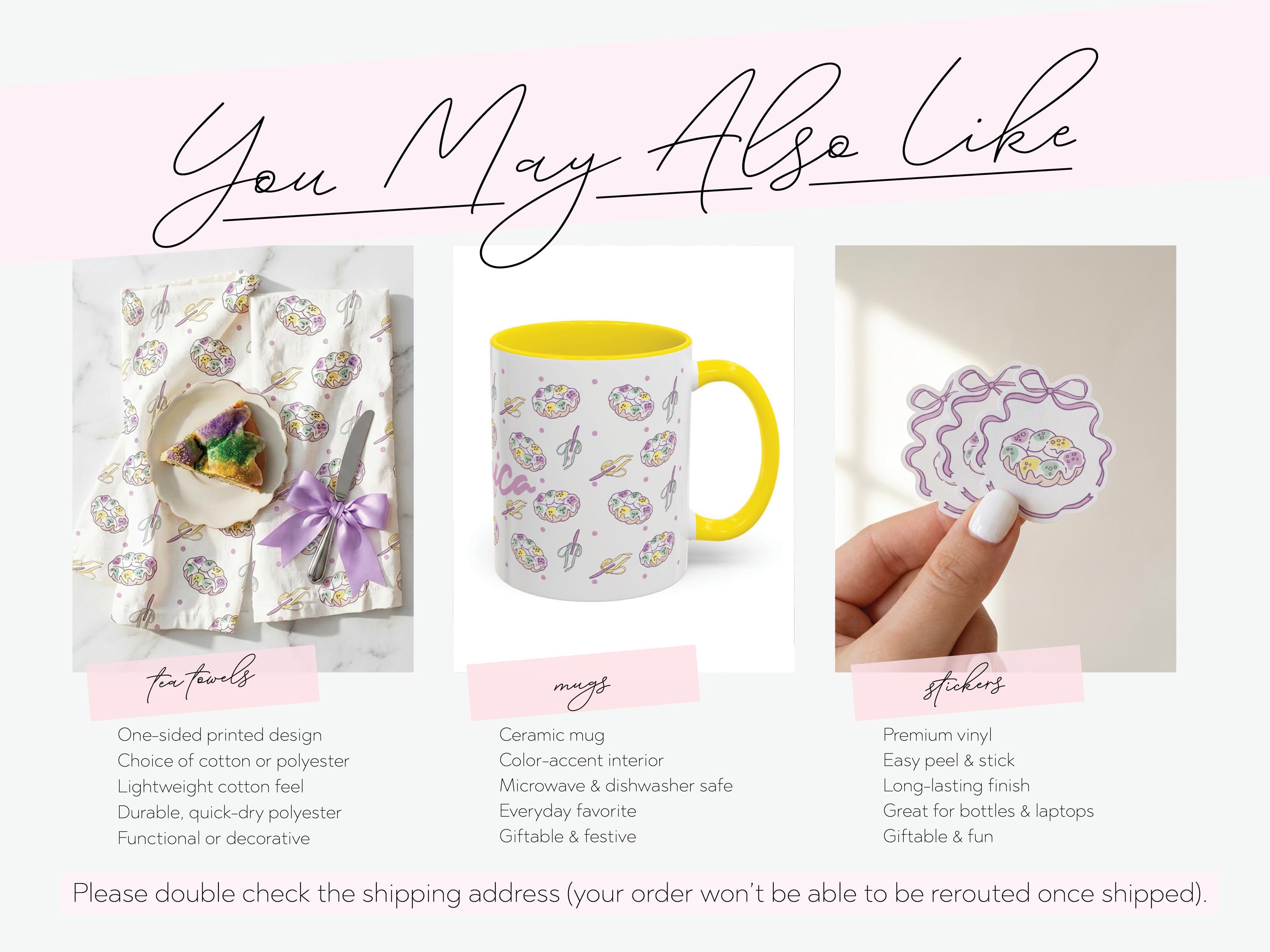 Mardi Gras Flag Pastel King Cake Garden Yard Sign Personalized Krewe Decor Outdoor Southern Home Banner Carnival Season Hostess Gift - Charles Alex