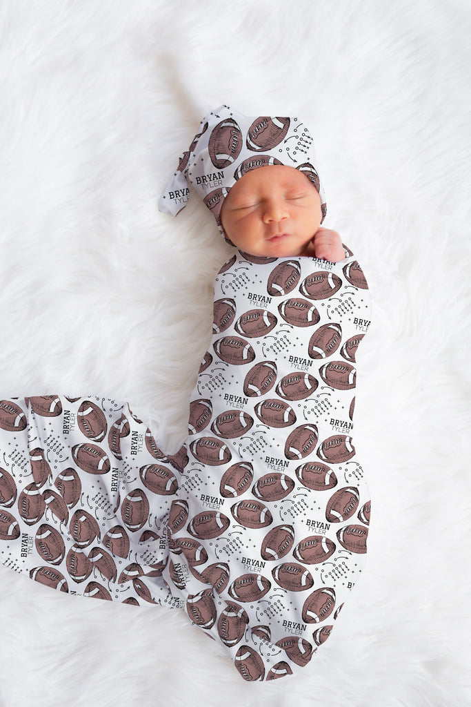 Football Swaddle Set - Original