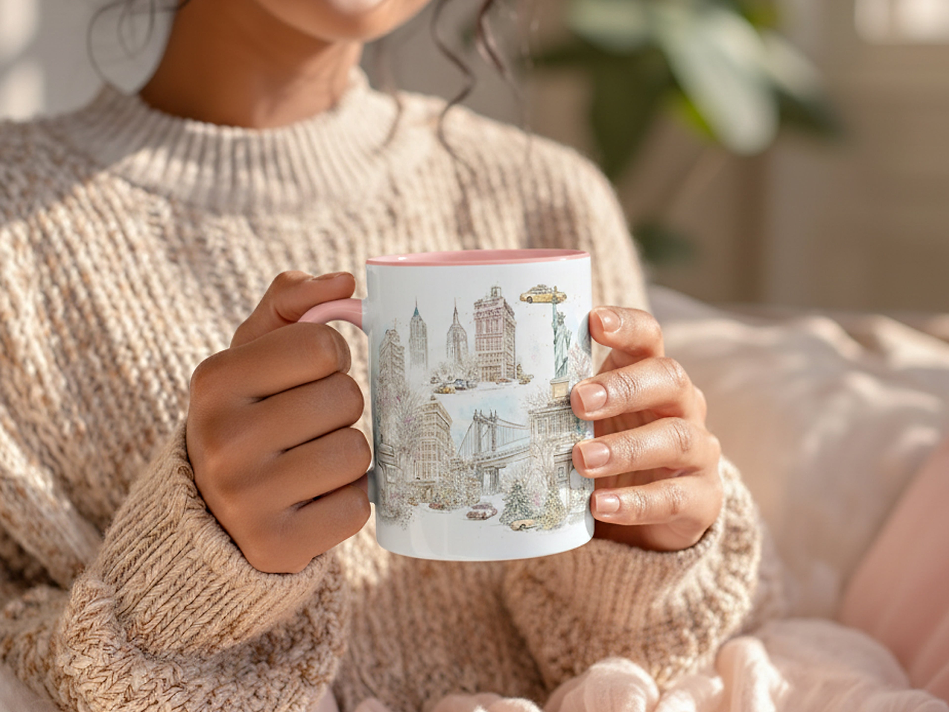 Christmas in the City - NY Mug - Charles Alex
