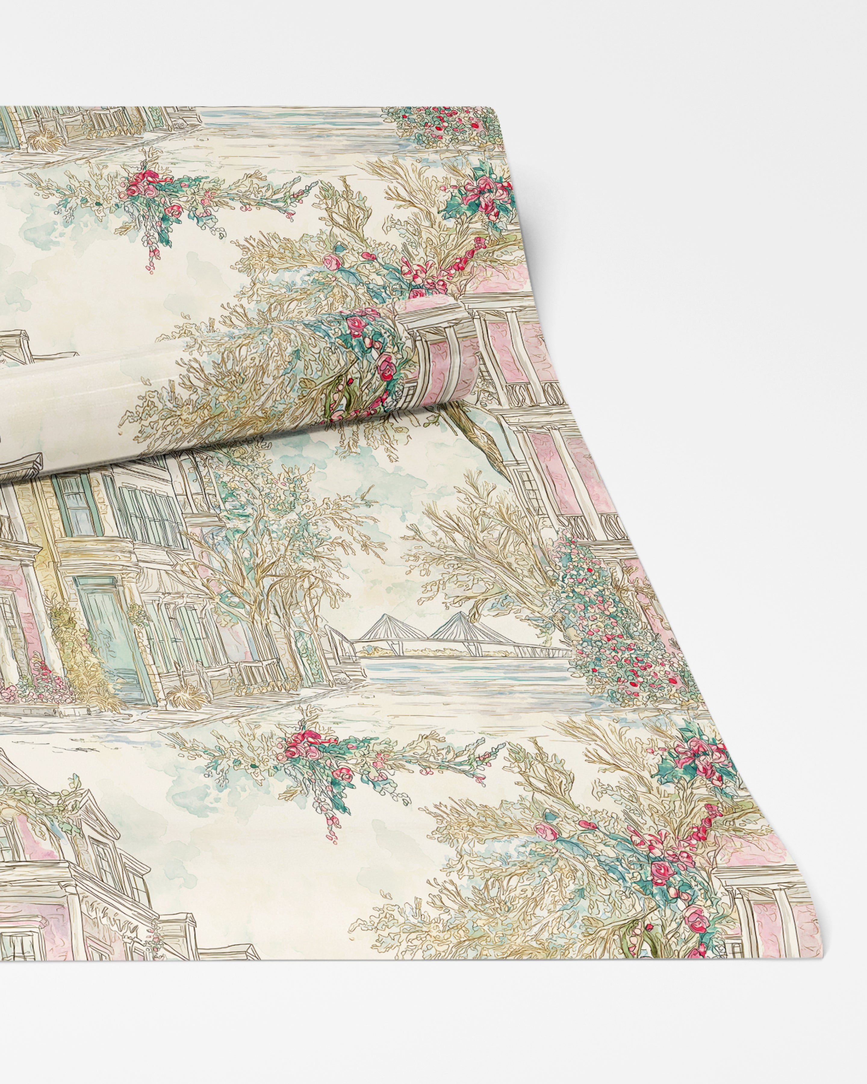 Holiday Charleston Wrapping Paper - Charles Alex