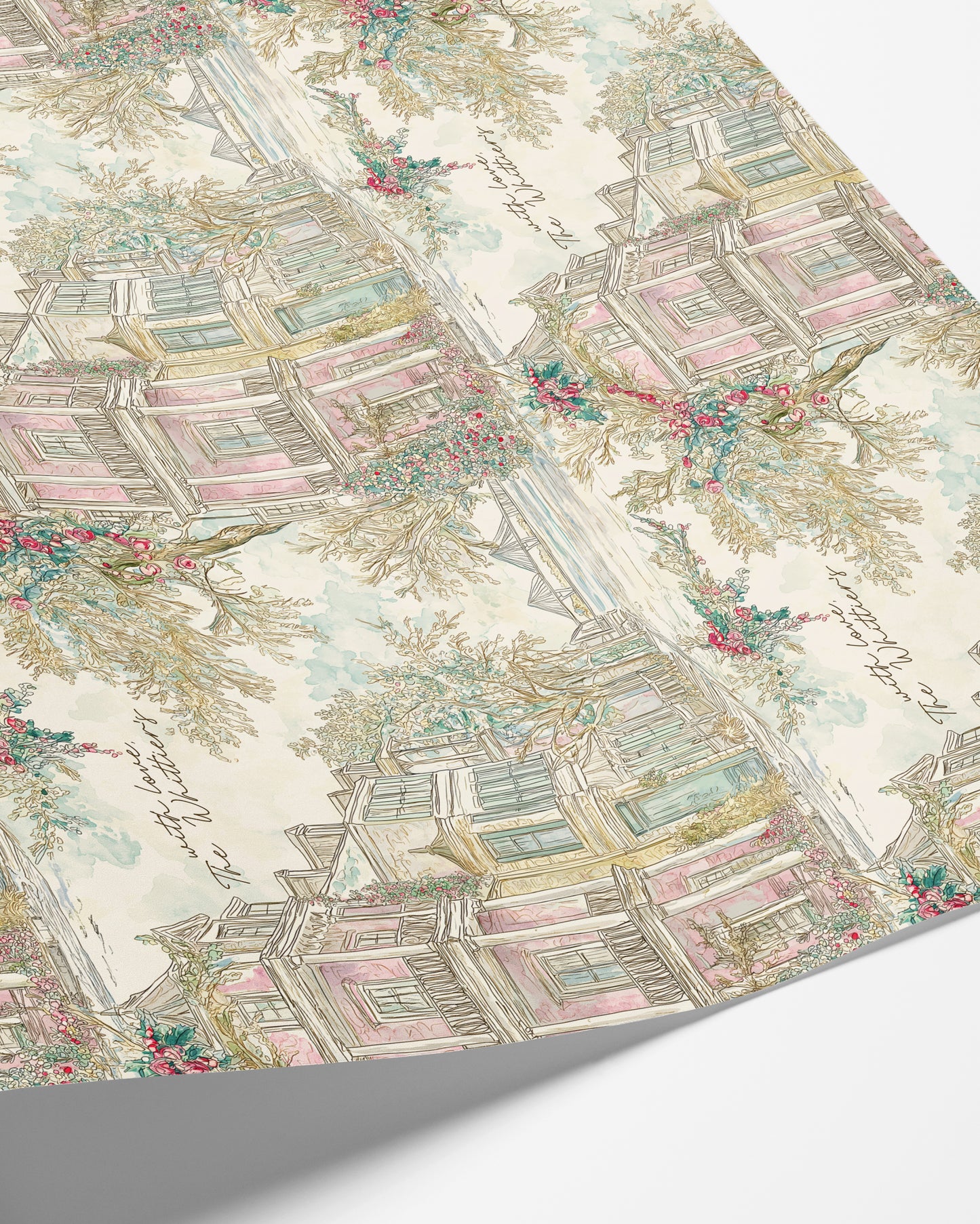 Holiday Charleston Wrapping Paper