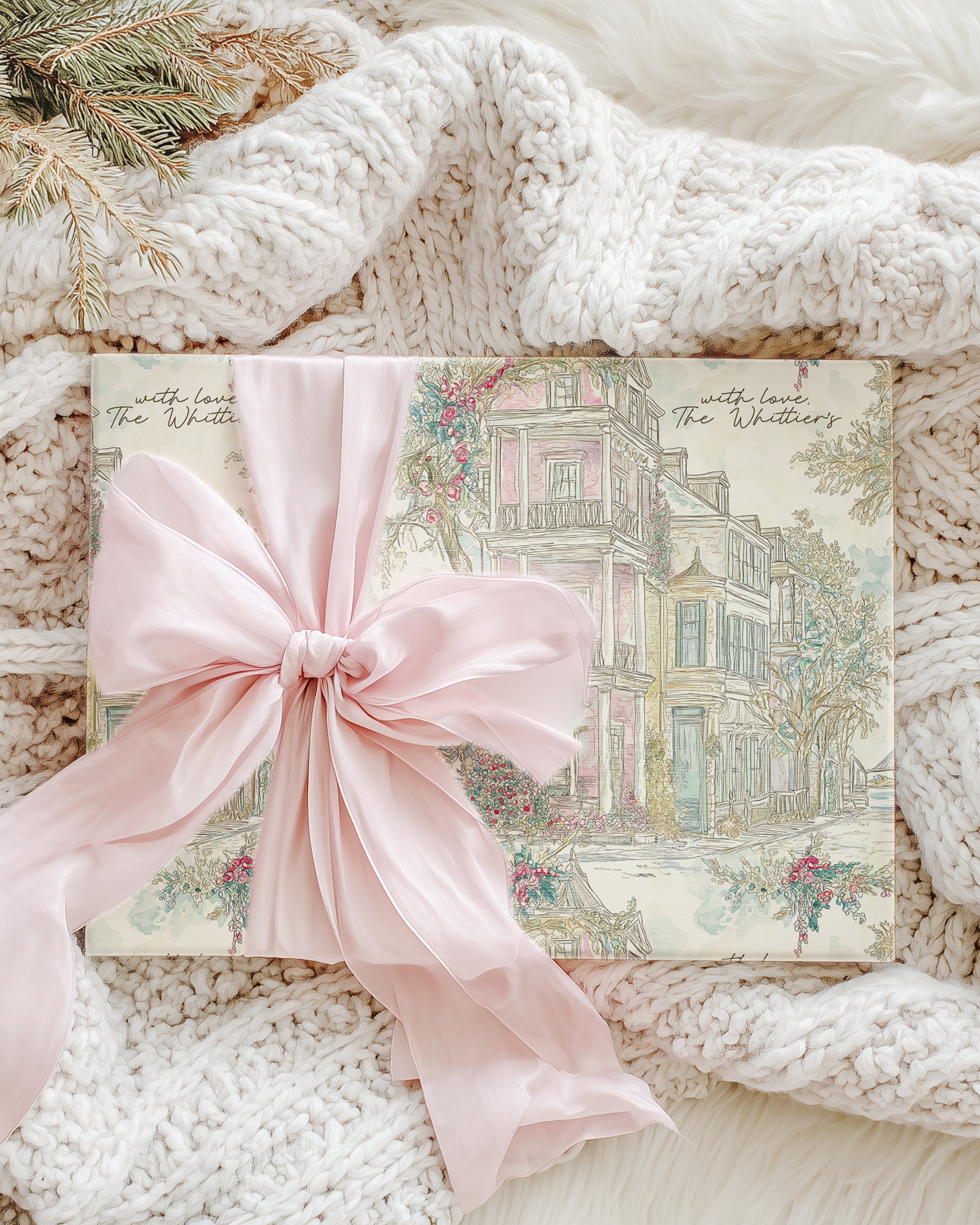 Holiday Charleston Wrapping Paper - Charles Alex