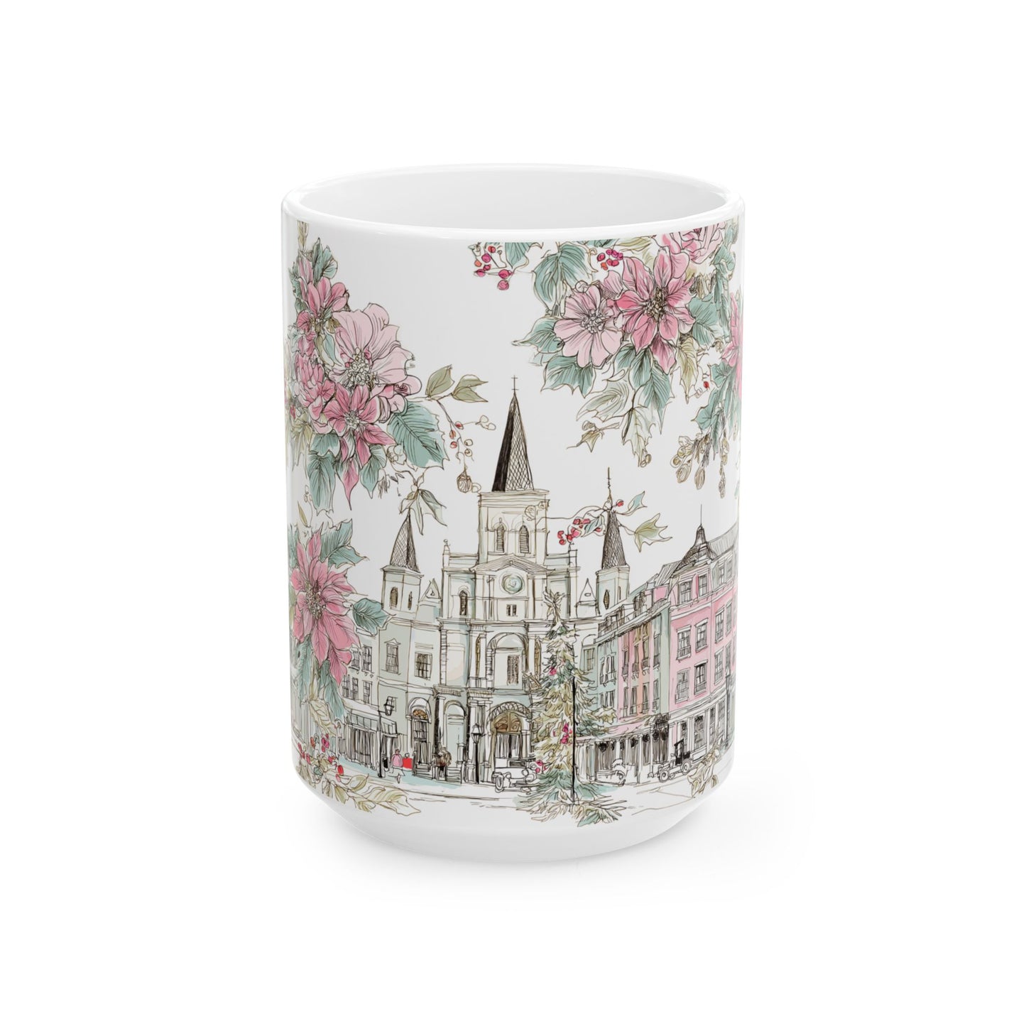 Christmas in the City - New Orleans FQ Mug