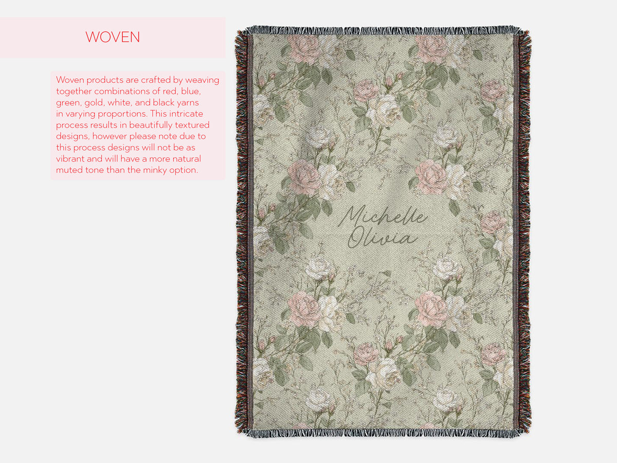 French Country Floral Throw - Charles Alex