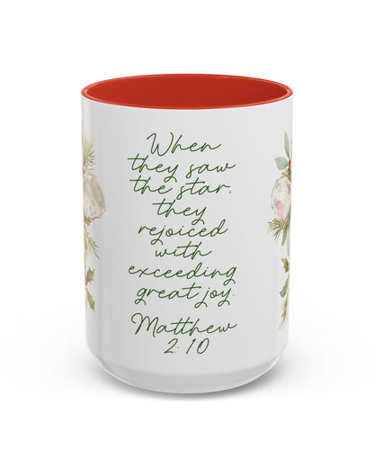 Christmas Oyster Cross - Matthew 2:10 - Charles Alex