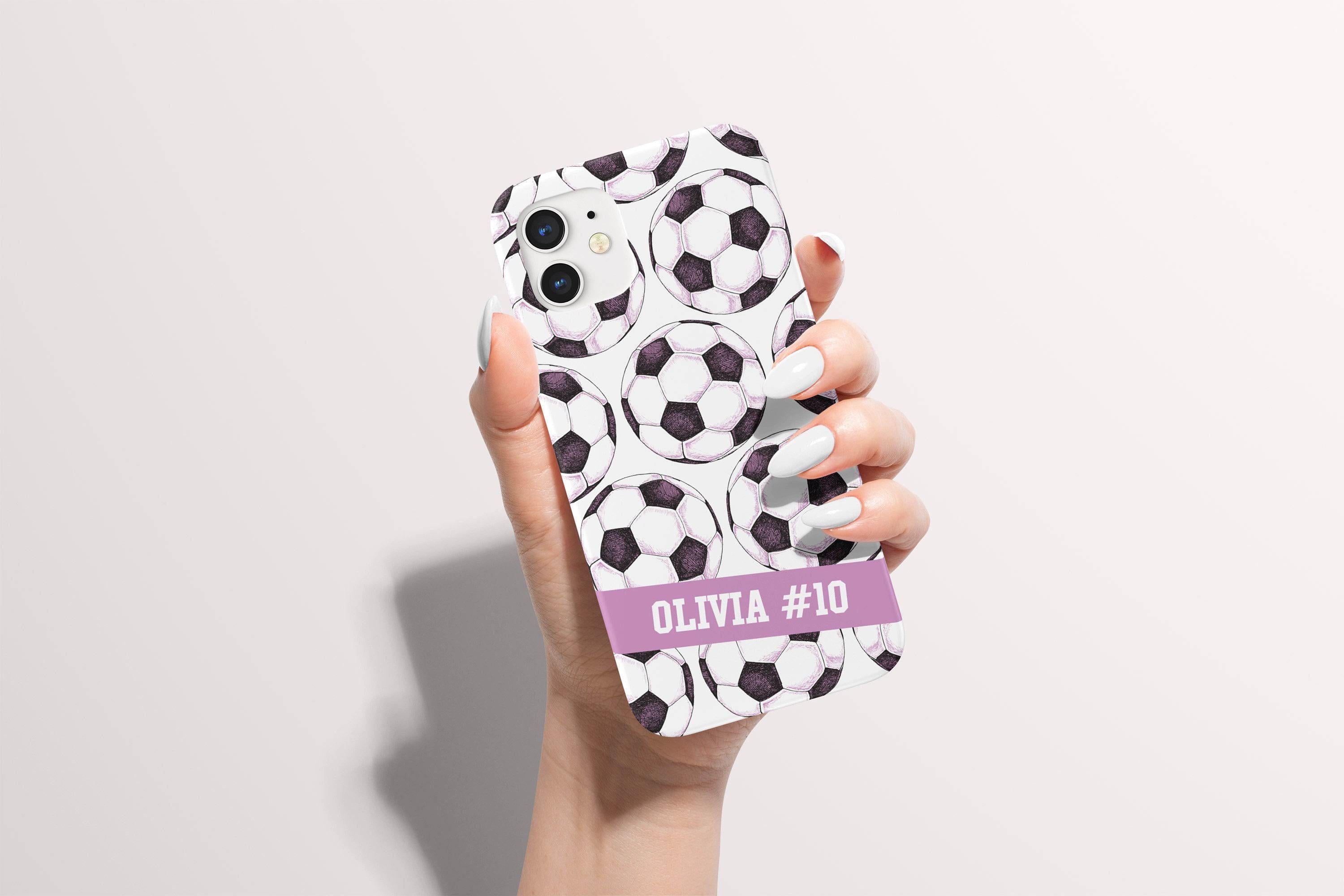 custom soccer phone case, personalized soccer phone case, iphone 15, iphone 14, iphone pro, iphone pro max, iphone 13