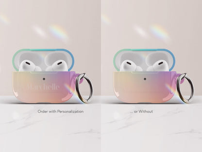 Gradient Airpod Case Pastel Ombre Airpods Case with Keychain Hard Rainbow Airpods Pro Case Airpod Gen 1 &amp; 2 Case Pretty Airpod Case - Charles Alex