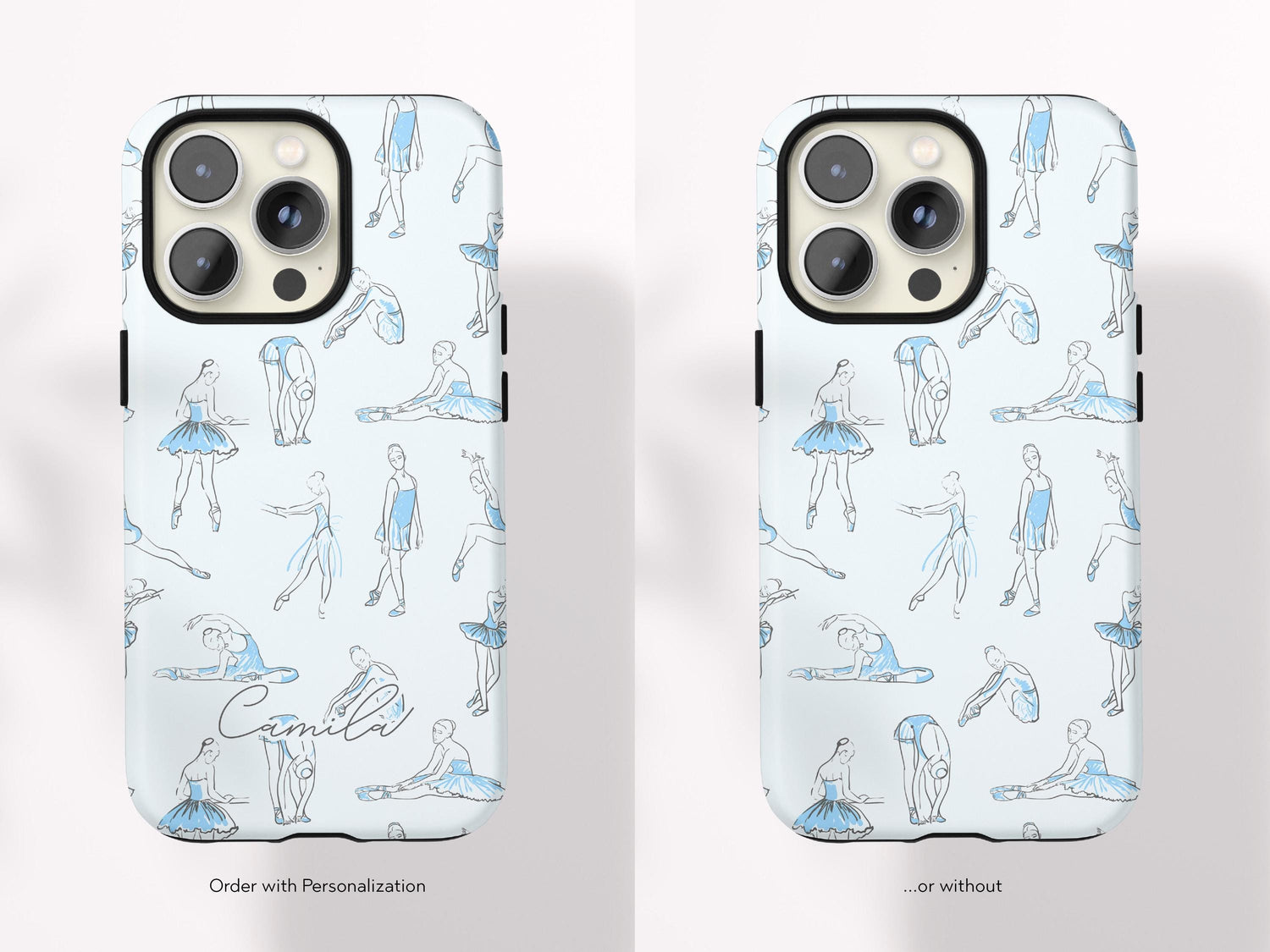 Custom Ballet Phone Case Personalized Ballet Gift for Tween Girl Dance Gift Under 30 Protective Magsafe Compatible Case Ballet Dancer Design - Charles Alex