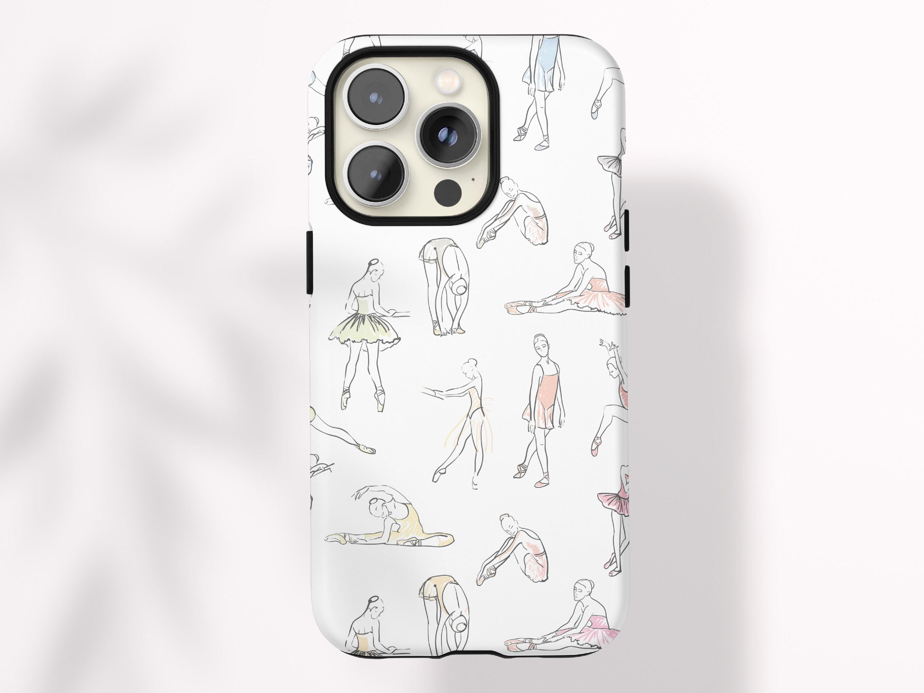 Custom Ballet Phone Case Personalized Ballet Gift for Tween Girl Dance Gift Under 30 Protective Magsafe Compatible Case Ballet Dancer Design - Charles Alex