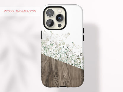 Custom Wildflower Phone Case Aesthetic Phone Case Colorful Gift for Teen Boho Case for iPhone 16 Pro Max Garden Phone Case Personalized Gift