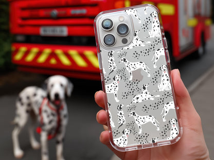 dalmatian clear phone case clear dalmatian dog phone case dog iphone case iphone 15 iphone 14 iphone pro iphone pro max iphone 13