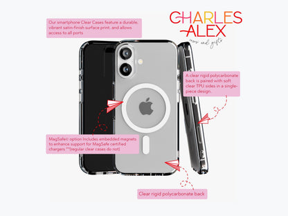 Preppy Tennis Phone Case Personalized Custom Name Sport Court Style Protective Cover Country Club Gift Present Trendy Athletic Accessory