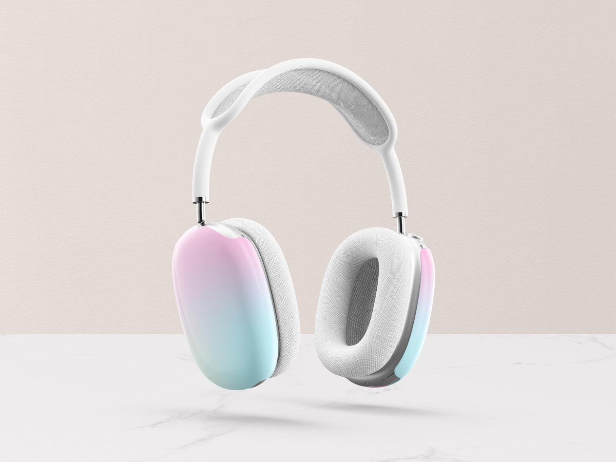 Ombre AirPods Max Cover Custom Headphone Shield Protective Gradient Case Cute Personalized Tech Gift for Her Stylish Accessory Durable Skin