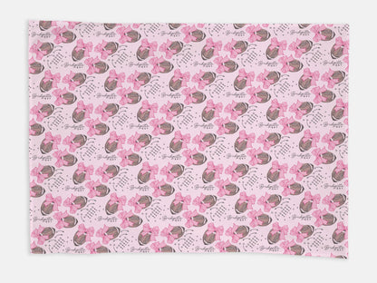Personalized Pink Football Blanket Coquette Bow Swaddle Gift for Baby Shower Football Lover Baby Gift Custom Coming Home Outfit Hospital - Charles Alex