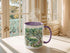 Mardi Gras Bead Tree Mug Watercolor New Orleans Oak Trees and Custom Phrase Gift Southern Coffee Cup NOLA Landscape Art Hostess Present - Charles Alex