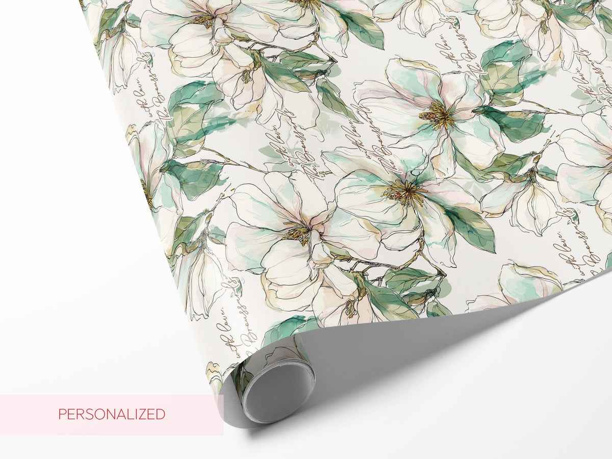 Magnolia Wrapping Paper