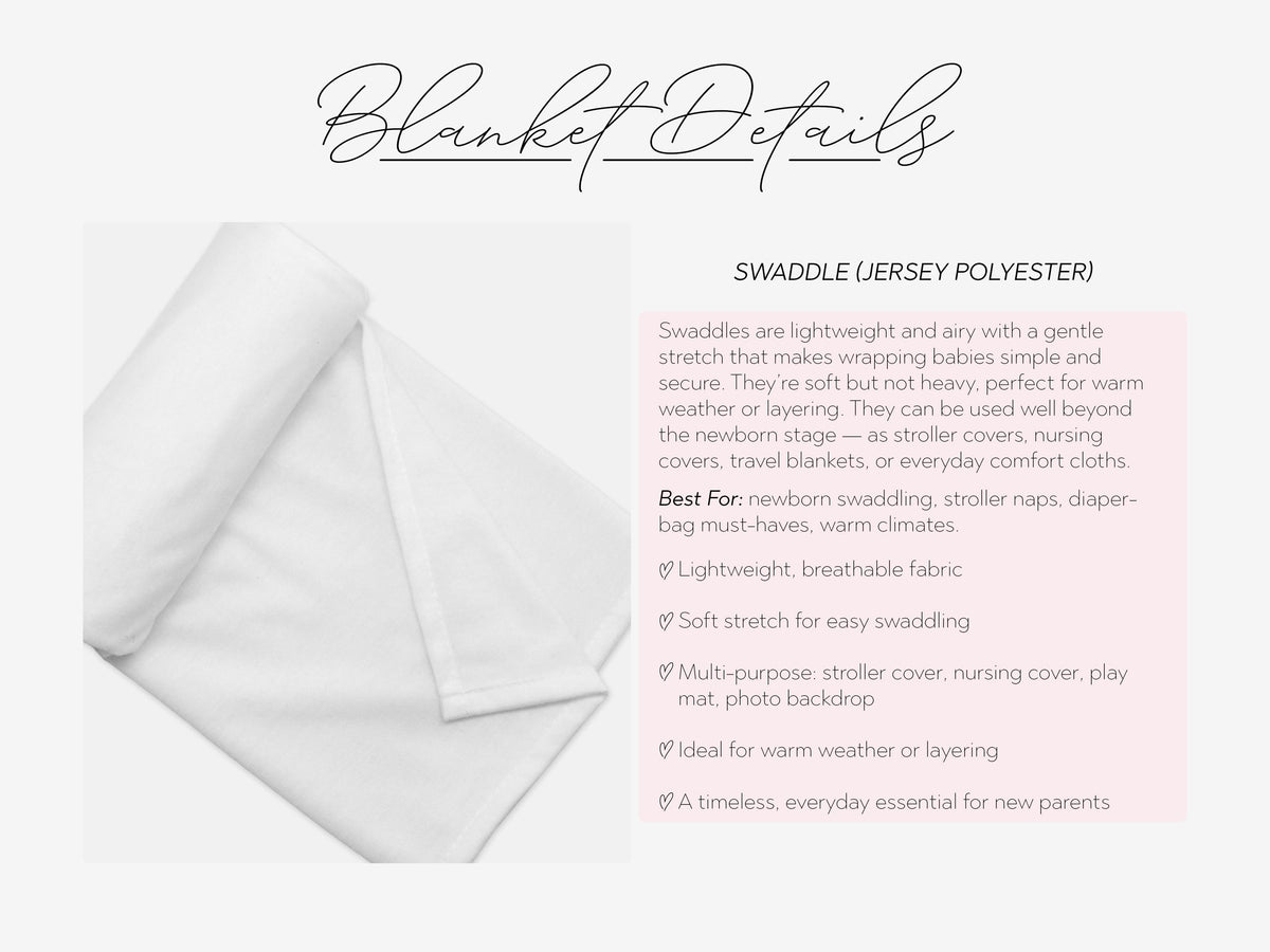 Personalized Coquette Cherry Swaddle Blanket Coquette Cherry Baby Blanket with Name Bow Gift for Baby Shower Gift Coquette Hat Coming Home