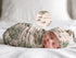 Personalized Duck Swaddle Blanket Mallard Print Custom Name Baby Boy Gift Woodland Nursery Decor Present Southern Mom Newborn Coming Home - Charles Alex
