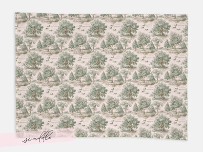 Personalized Duck Swaddle Blanket Mallard Print Custom Name Baby Boy Gift Woodland Nursery Decor Present Southern Mom Newborn Coming Home - Charles Alex
