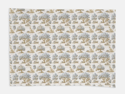 Goldendoodle Two-Tone Toile Swaddle or Minky Blanket