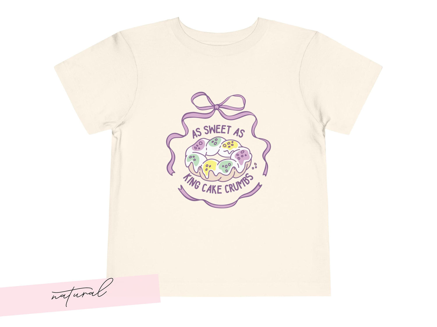 Toddler Girl Mardi Gras Shirt New Orleans Carnival Present Tee Pastel Youth Top Sweet As King Cake Crumbs Tshirt Fun Fat Tuesday Gift 2026 - Charles Alex