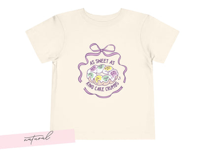 Toddler Girl Mardi Gras Shirt New Orleans Carnival Present Tee Pastel Youth Top Sweet As King Cake Crumbs Tshirt Fun Fat Tuesday Gift 2026 - Charles Alex