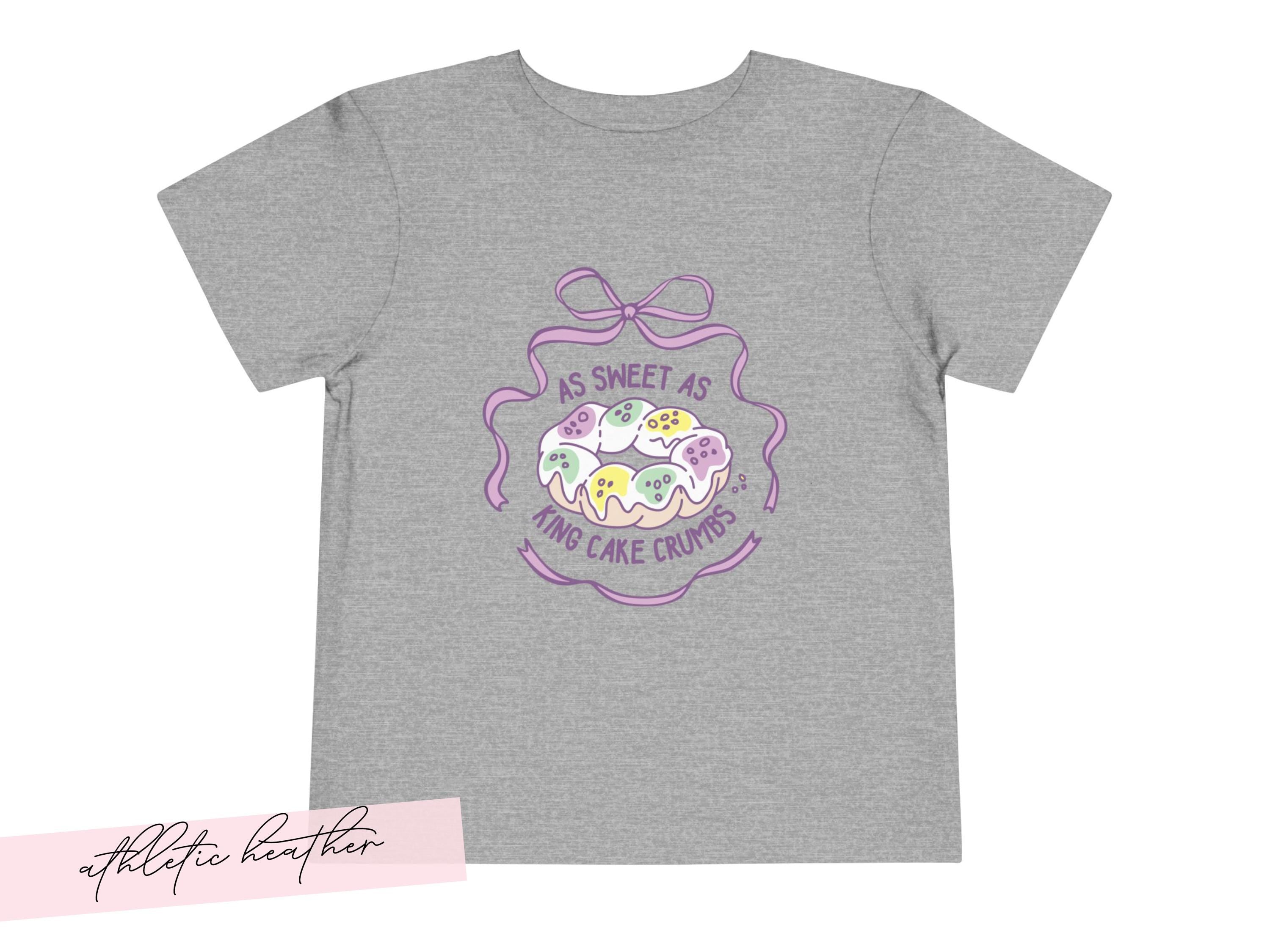 Toddler Girl Mardi Gras Shirt New Orleans Carnival Present Tee Pastel Youth Top Sweet As King Cake Crumbs Tshirt Fun Fat Tuesday Gift 2026 - Charles Alex