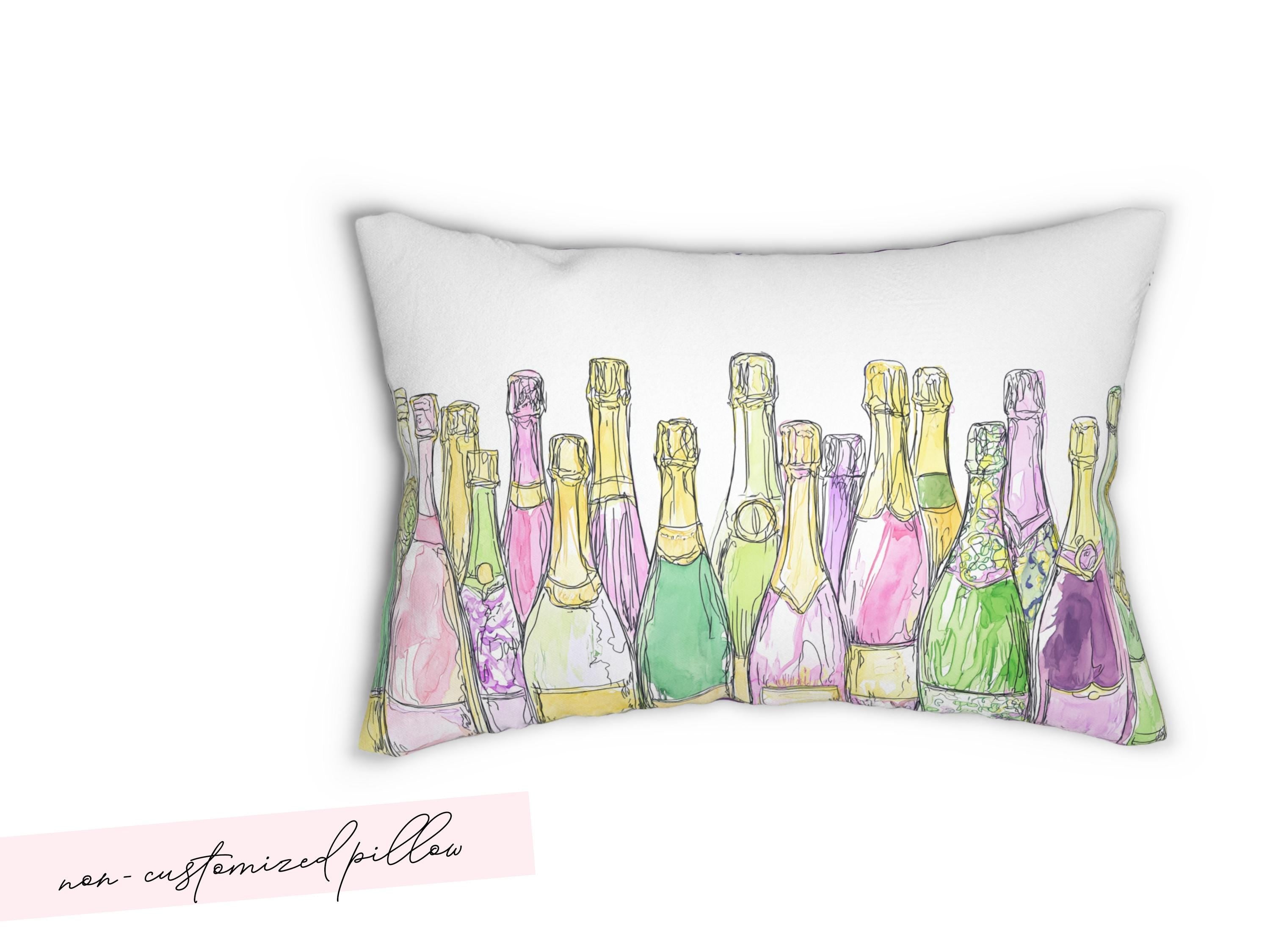 Champagne Pillow - Mardi Gras - Charles Alex