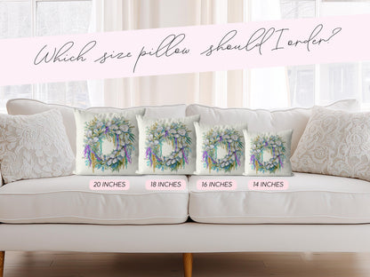 Mardi Gras Festive Oyster Pillow Cover Party Host Gift Hostess Guest Room Home Decor Carnival Season Print Southern Coastal Interior Design - Charles Alex