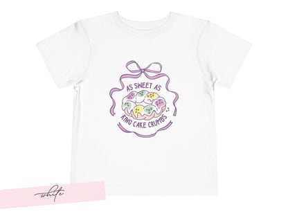 Toddler Girl Mardi Gras Shirt New Orleans Carnival Present Tee Pastel Youth Top Sweet As King Cake Crumbs Tshirt Fun Fat Tuesday Gift 2026 - Charles Alex