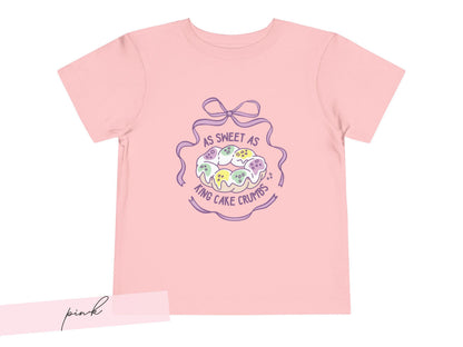 Toddler Girl Mardi Gras Shirt New Orleans Carnival Present Tee Pastel Youth Top Sweet As King Cake Crumbs Tshirt Fun Fat Tuesday Gift 2026 - Charles Alex