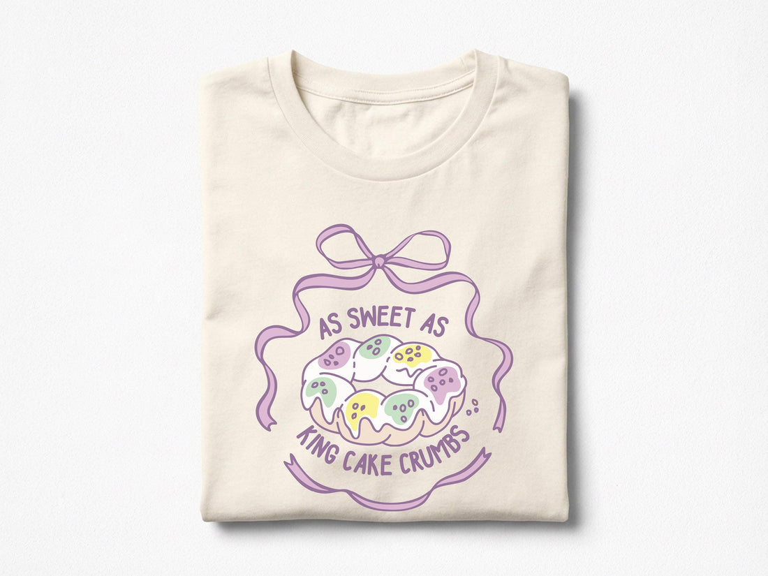 Toddler Girl Mardi Gras Shirt New Orleans Carnival Present Tee Pastel Youth Top Sweet As King Cake Crumbs Tshirt Fun Fat Tuesday Gift 2026 - Charles Alex