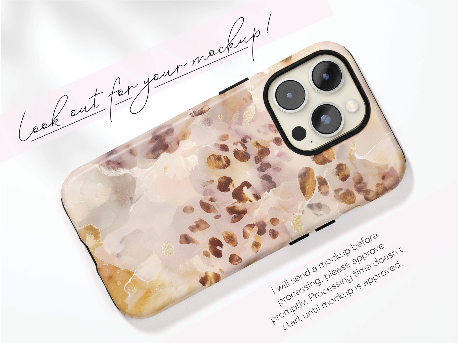 Tortoiseshell Airpods Pro Case Cover Blush Marble Protective Shell Accessory for Women With Keychain Aesthetic Luxury Gift For Her Tech - Charles Alex