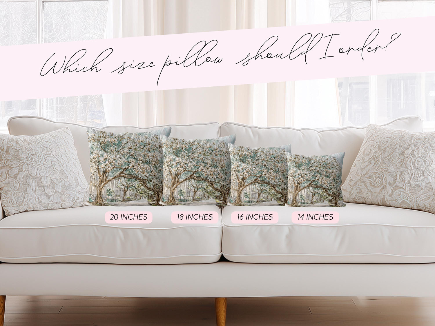 Spring Southern Magnolia Pillow and/or Cover - Charles Alex