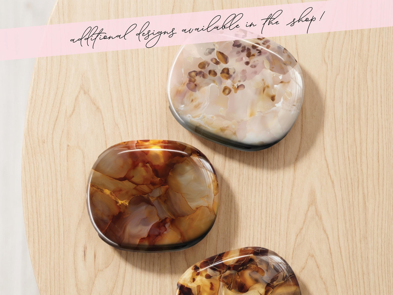 Custom Headphone Cover Tortoiseshell AirPod Max Case Personalized Gift for Guy Black Marble Design Style Accessory Classic Present for Him