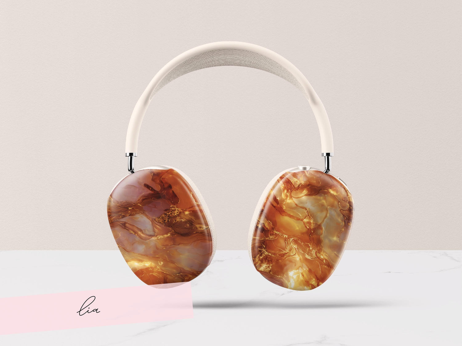 Adrienne - Tortoise Shell AirPod Max Cover - Charles Alex