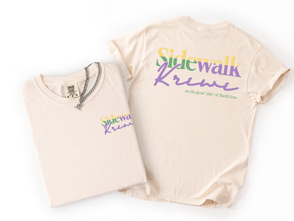 Mardi Gras Shirt Neutral Ground Side Parade Tee Sidewalk Krewe Top Comfort Colors Tshirt New Orleans Local Fat Tuesday Outfit for Girl Group - Charles Alex