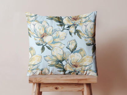 Magnolia Floral Throw Pillow and/or Cover - Charles Alex
