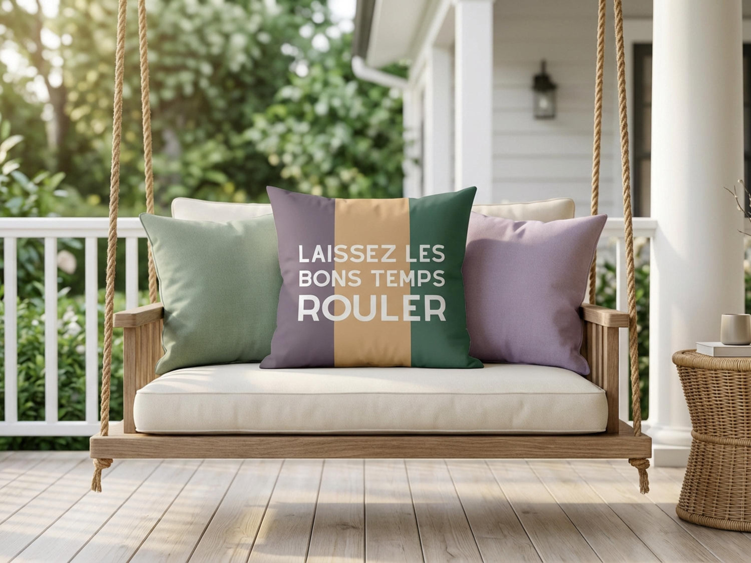 Laissez Les Bons Temps Rouler Pillow - Charles Alex