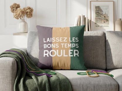 Laissez Les Bons Temps Rouler Pillow - Charles Alex