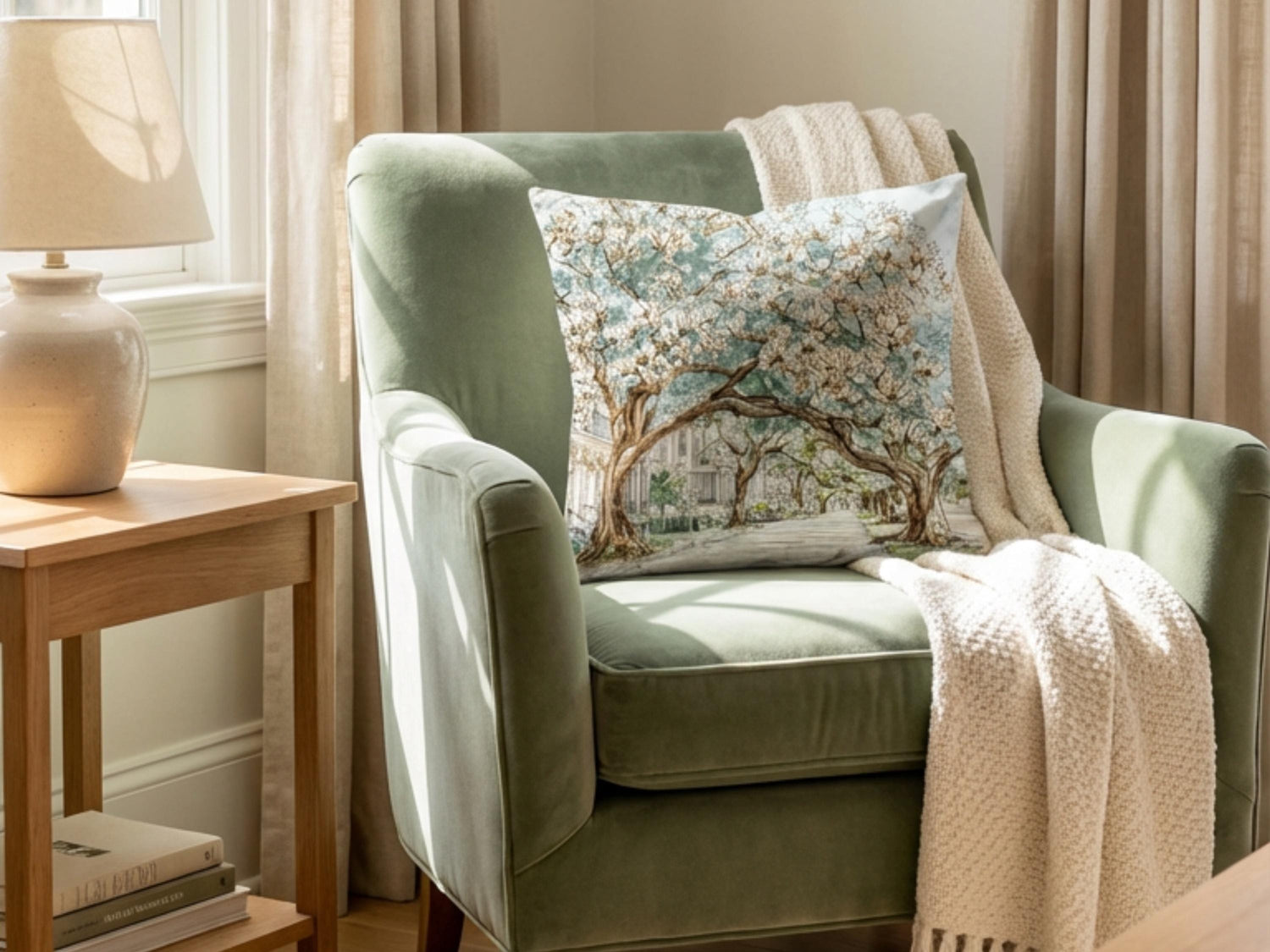 Spring Southern Magnolia Pillow and/or Cover - Charles Alex