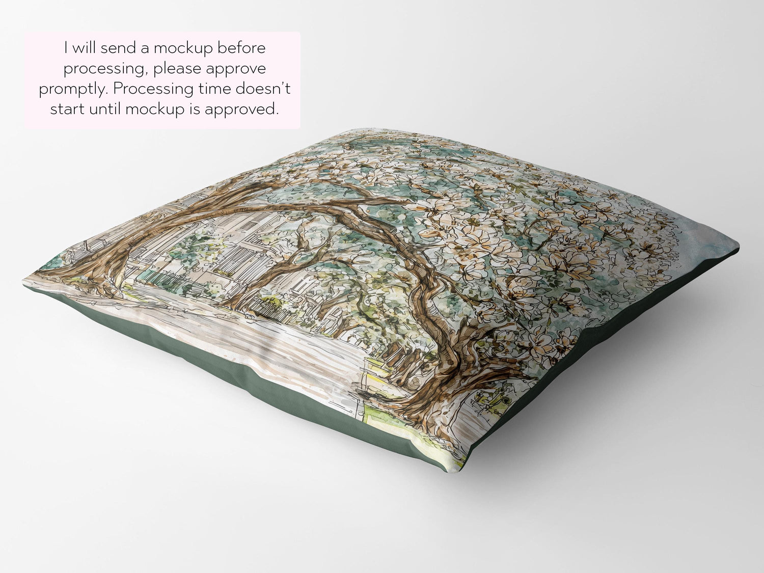 Spring Southern Magnolia Pillow and/or Cover - Charles Alex